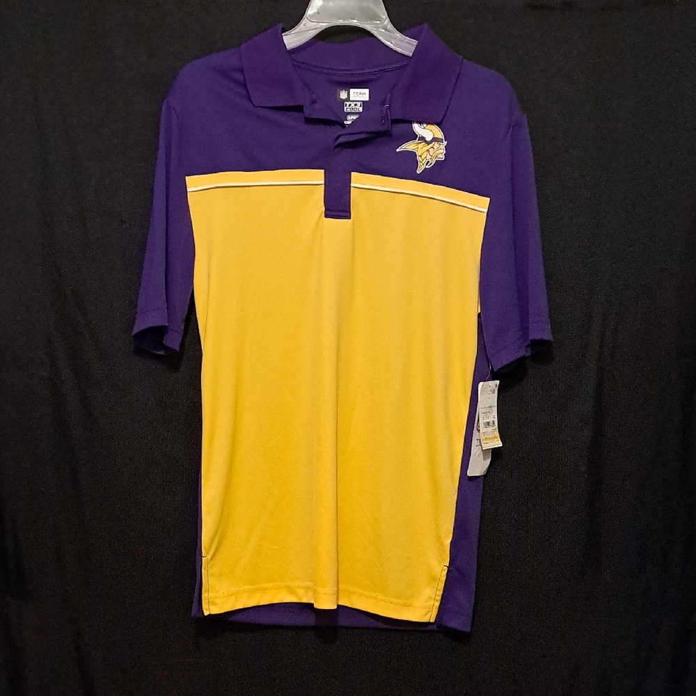 Team Apparel Purple and Yellow Polo Shirt